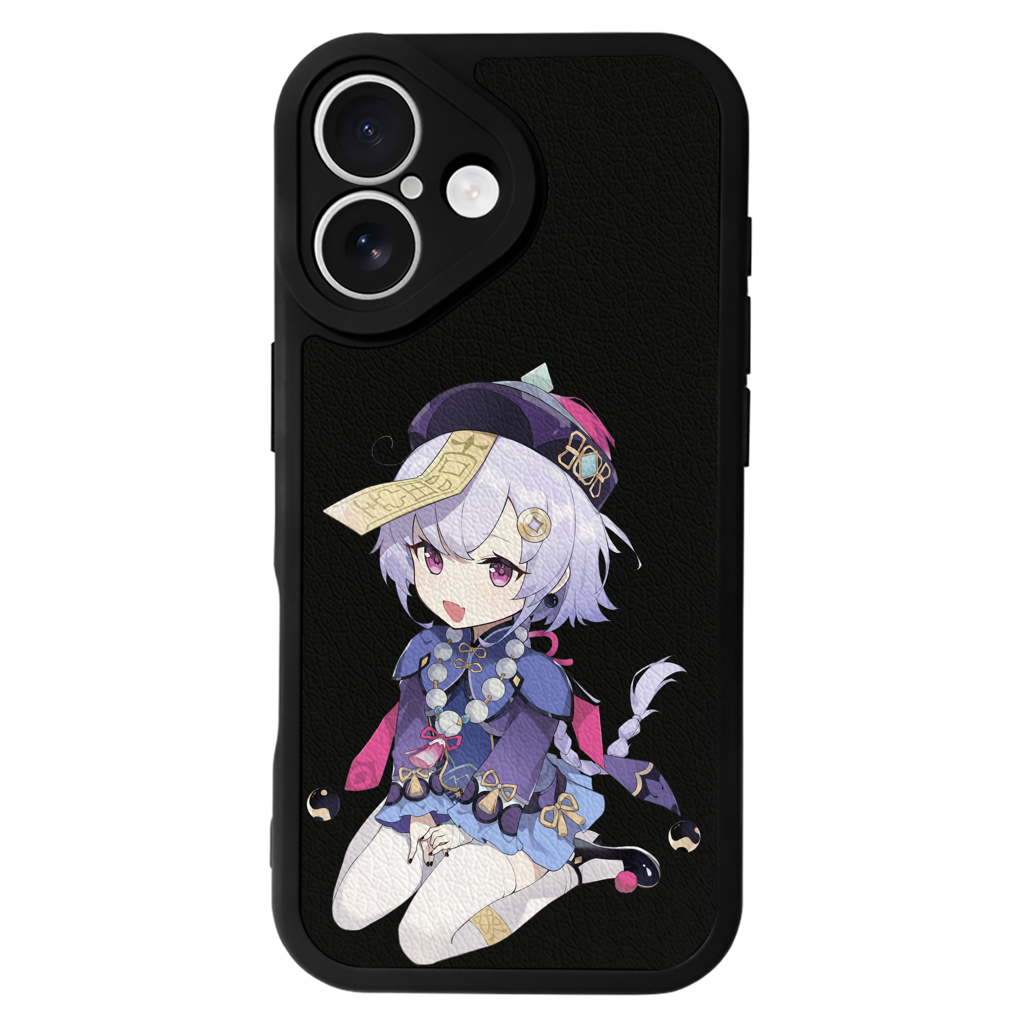 げんし神 七七 なな  genshin Nana 【iPhone 16シリーズ対応】シリコンスマホケース（レザー調） 材質：シリコン